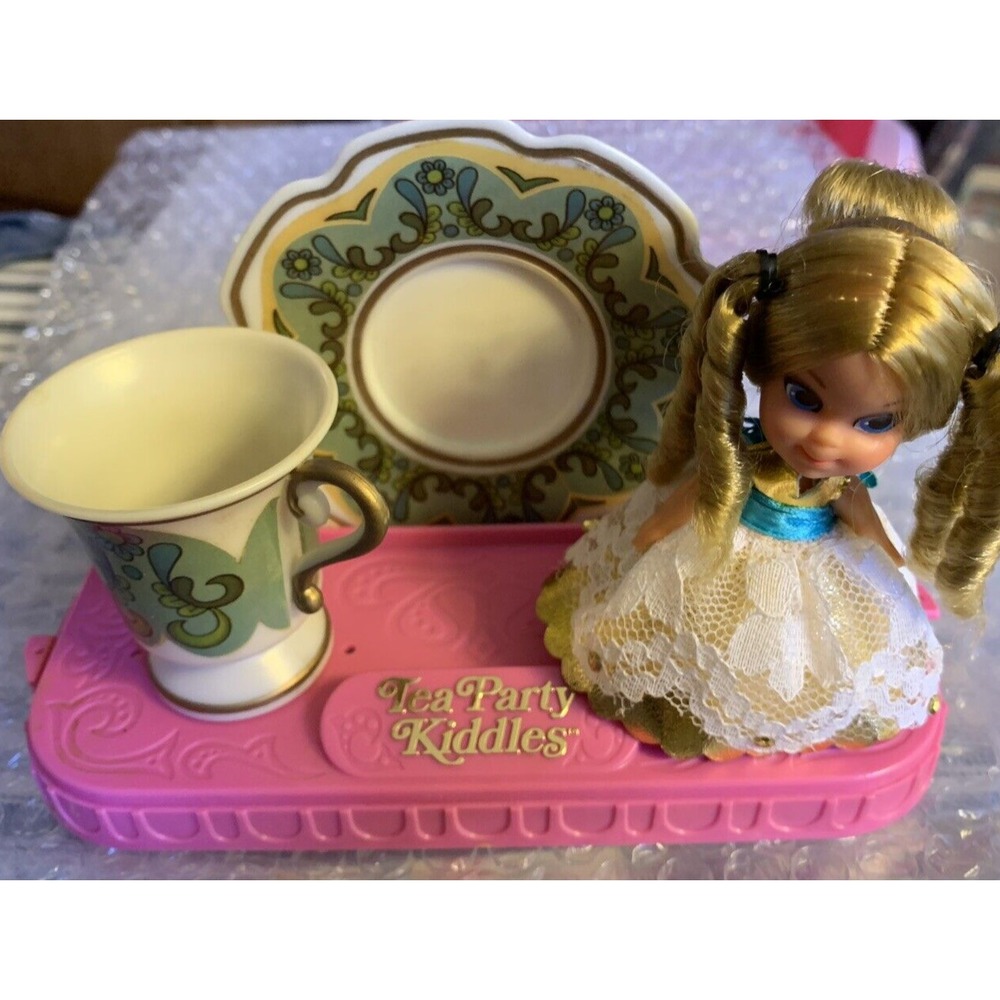 Vintage Liddle Kiddles Lady Lace Set Tea Party Set 1967 Mattel Rare EUC